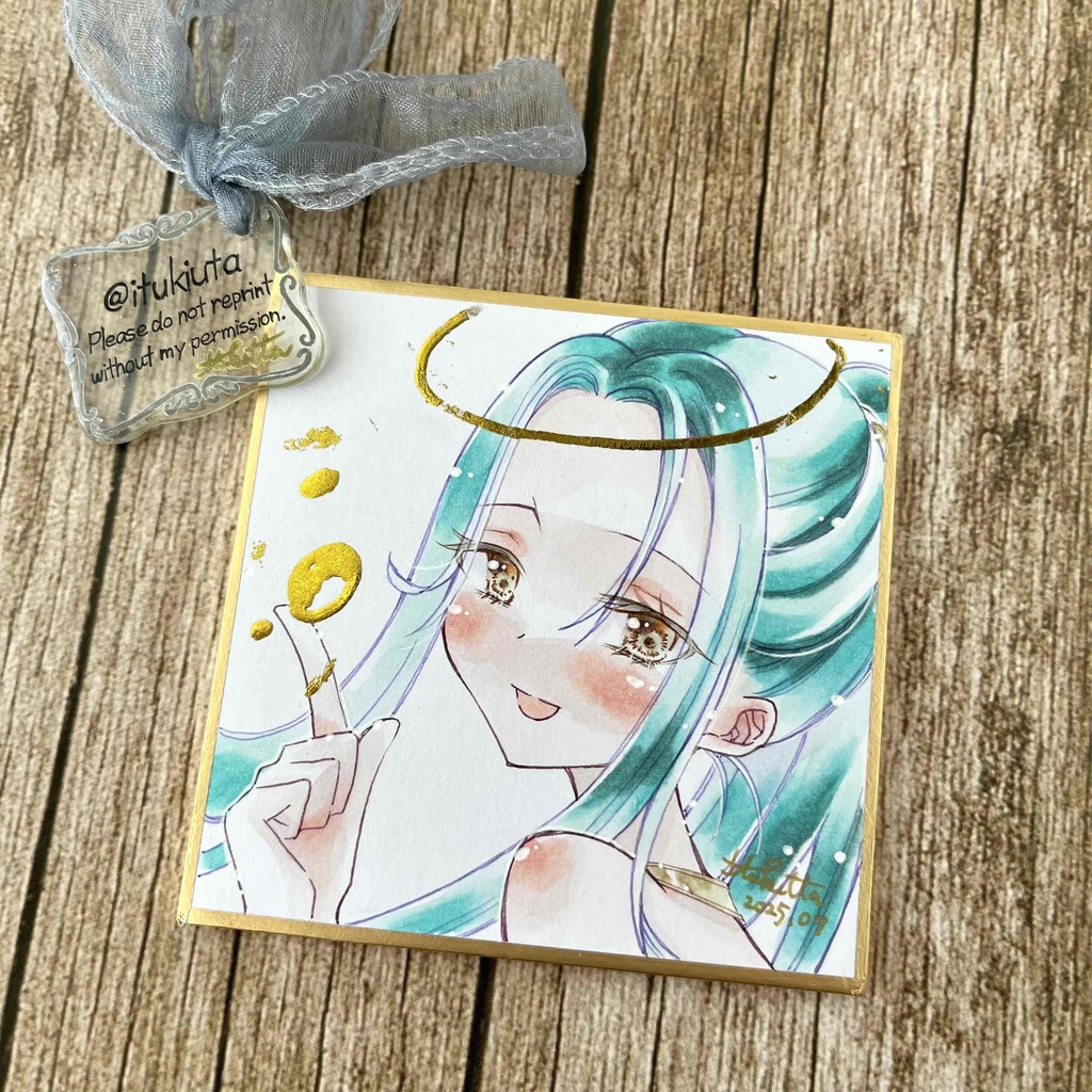 【豆式紙】指先にキラキラ