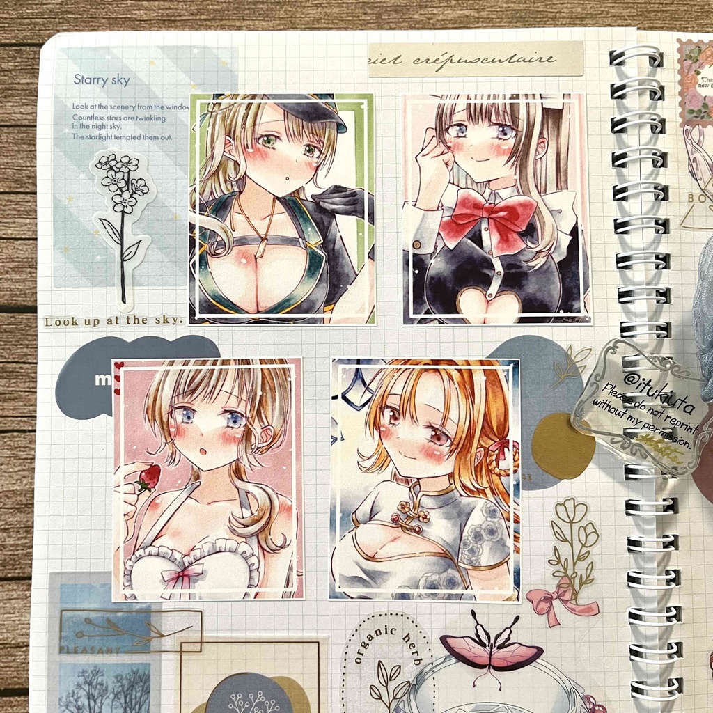 【シール】コスと谷間