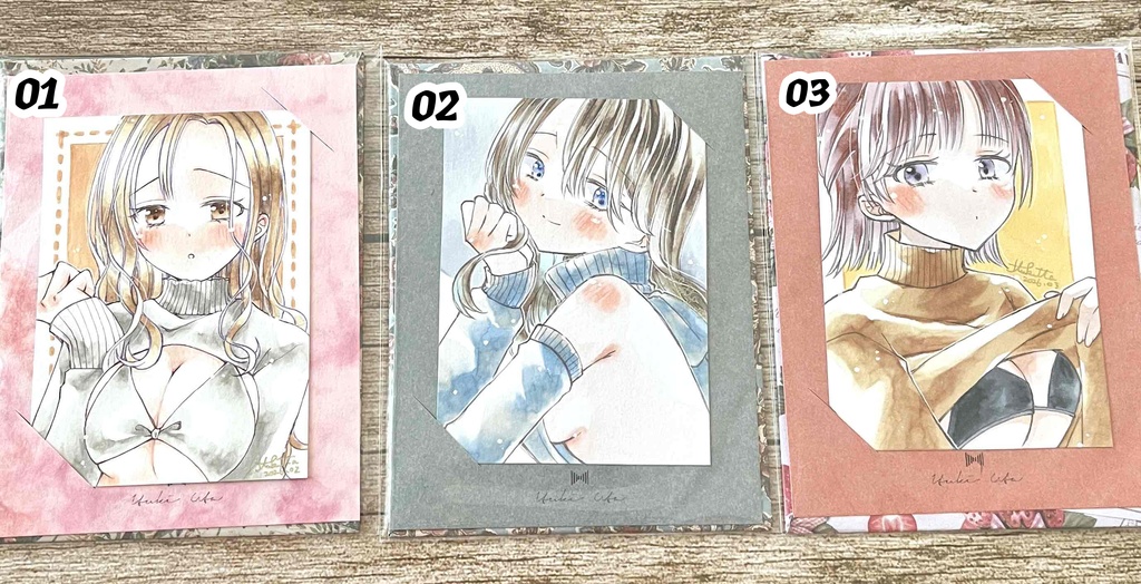 【原画】ニット色々