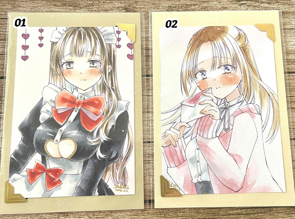 【原画】ピンクと桃色