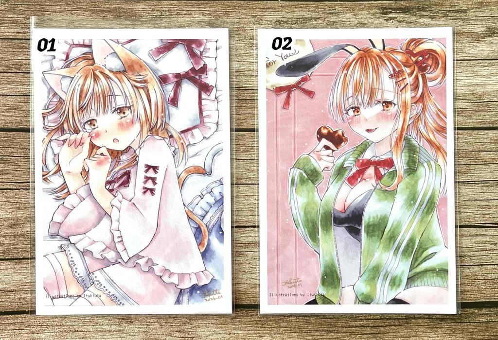 【ポストカード】ハート