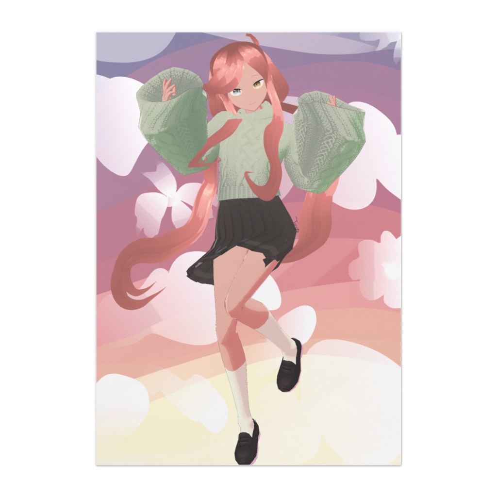 Ryuusei Asuka Luna Vroid poster