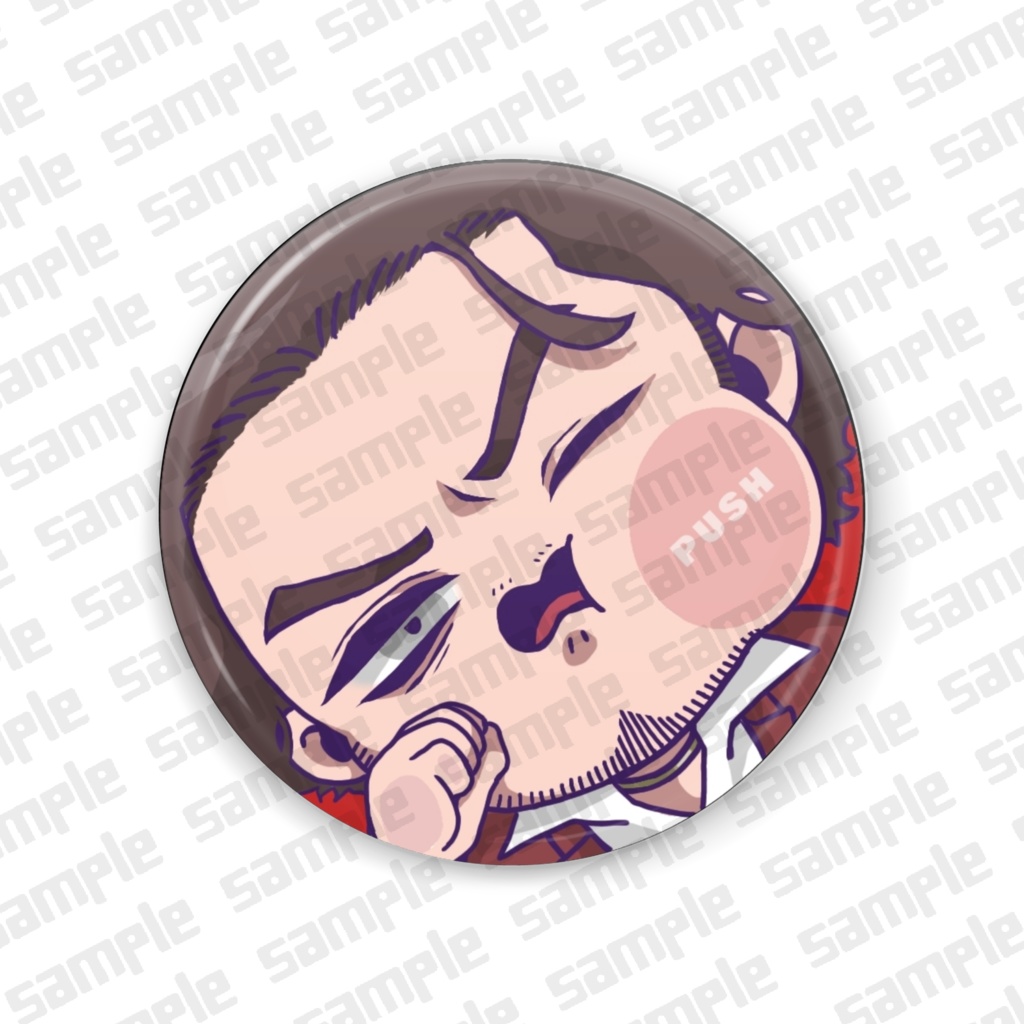 ほっぺをPUSH缶ミラー