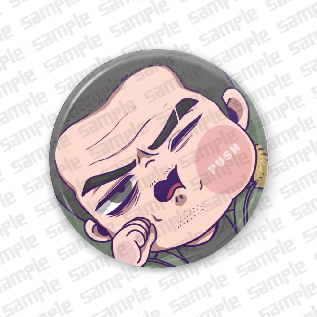 ほっぺをPUSH缶ミラー