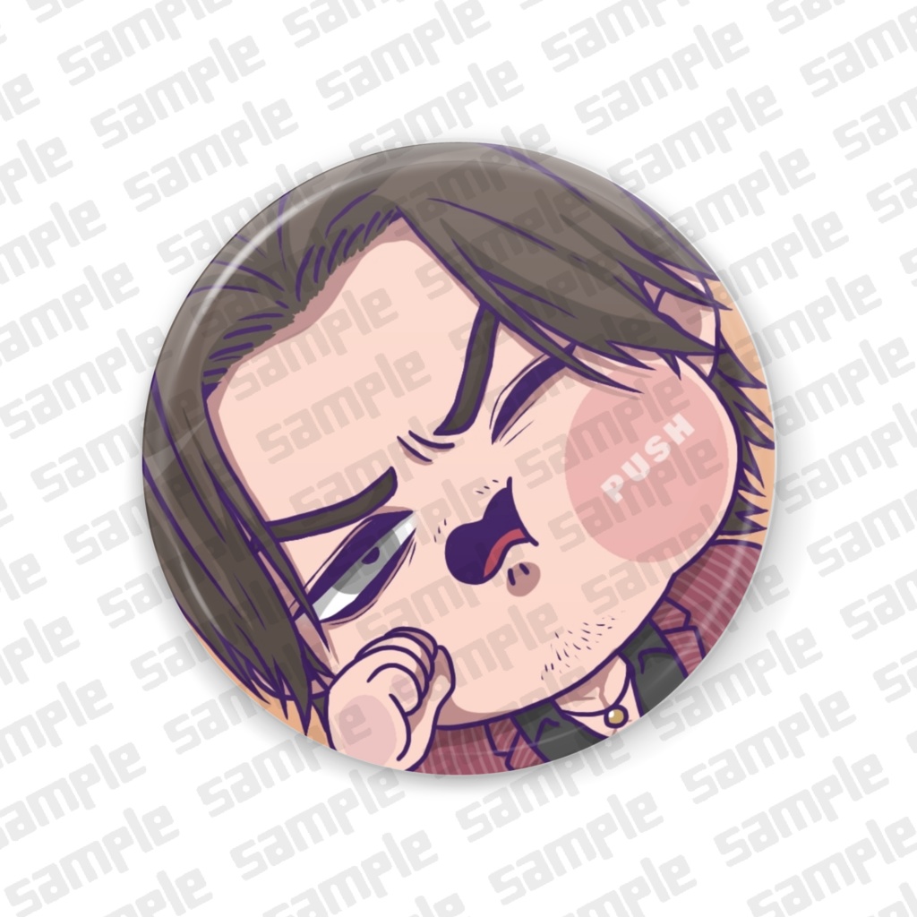 ほっぺをPUSH缶ミラー