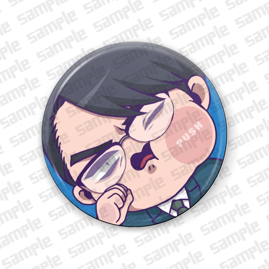 ほっぺをPUSH缶ミラー