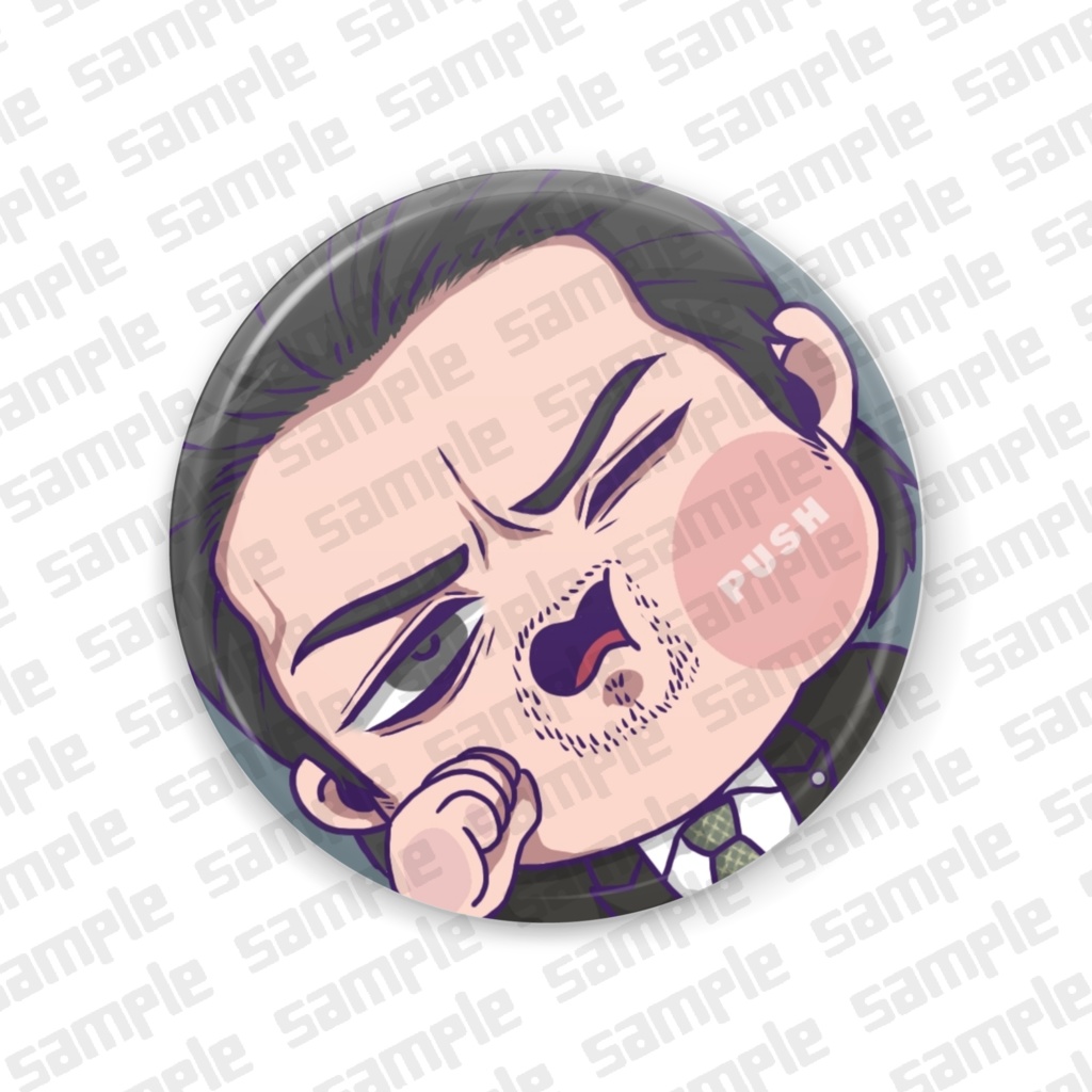 ほっぺをPUSH缶ミラー