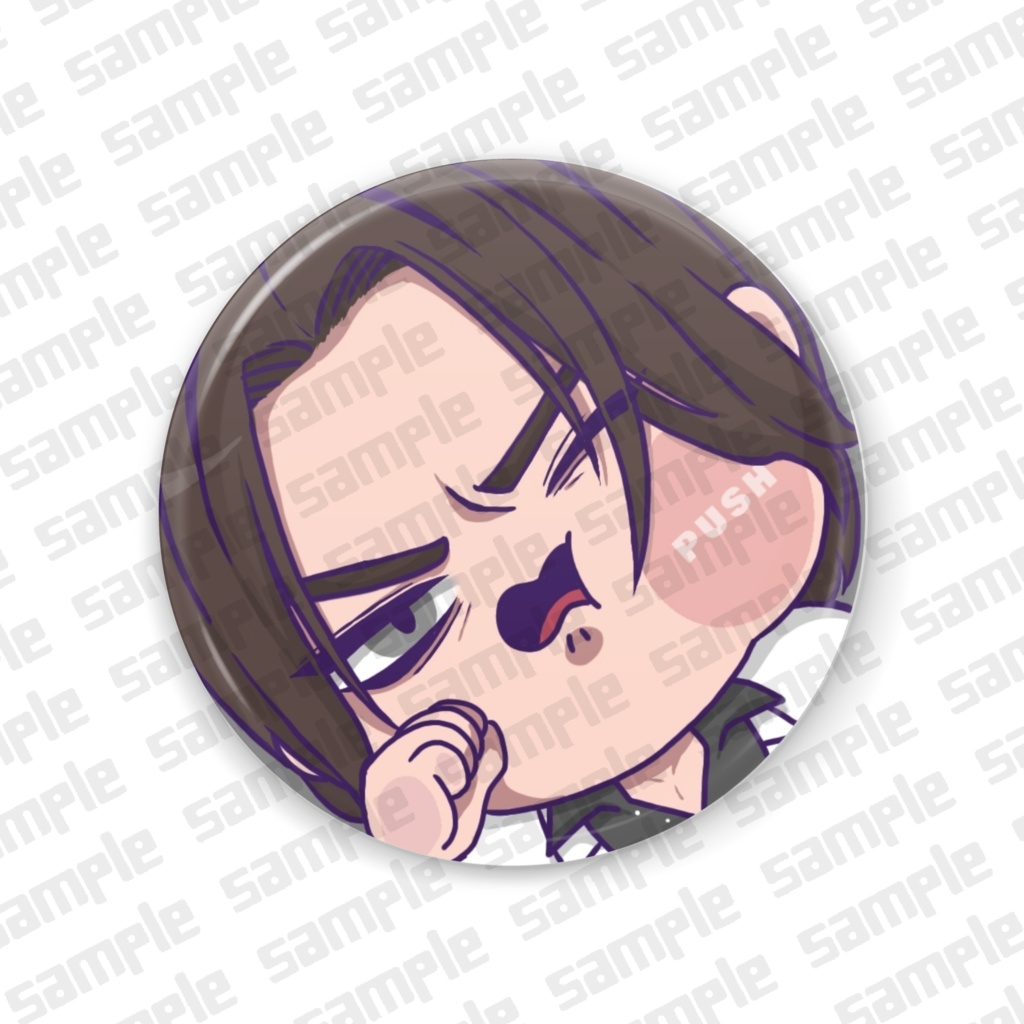 ほっぺをPUSH缶ミラー