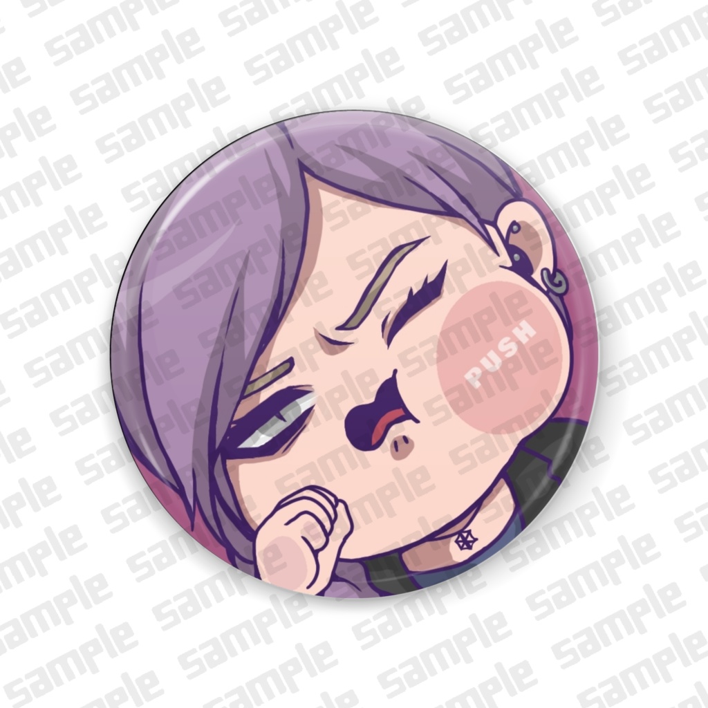 ほっぺをPUSH缶ミラー