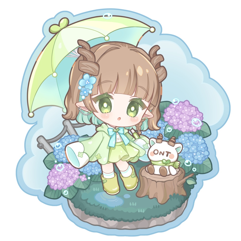 生誕アクキー（ブルー）