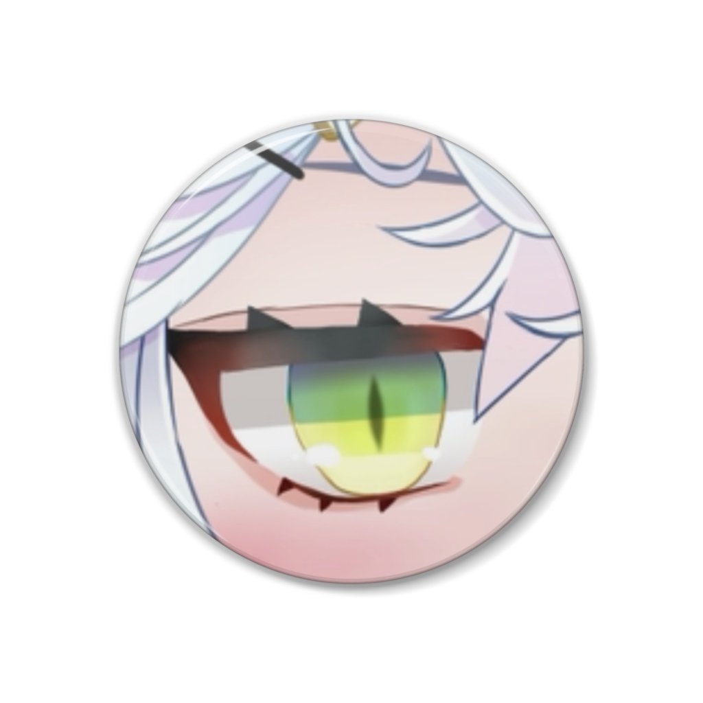 顔のパーツ缶バッチ