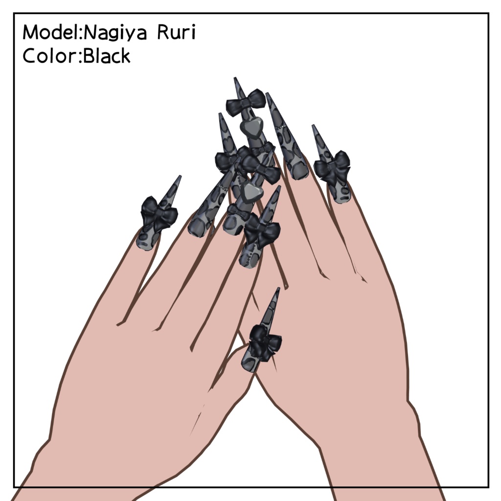 【凪夜瑠璃/森羅対応】Leopard Ribbon