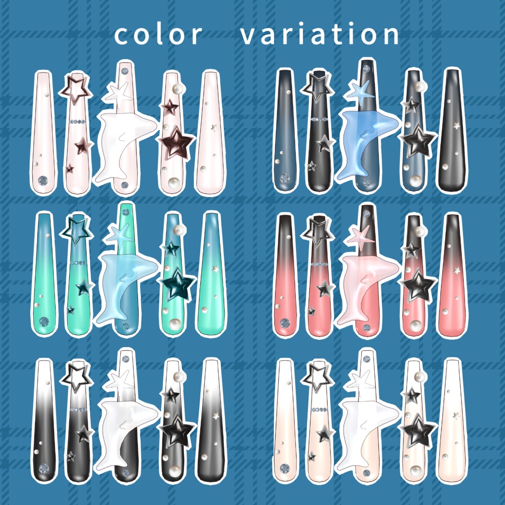 ⭐販売記念SALE⭐【凪夜瑠璃/森羅/キプフェル対応】Dolphin Star