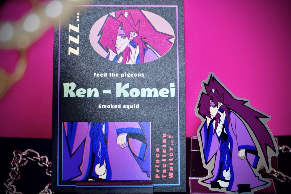 練 紅明 ポストカード&ステッカーセット