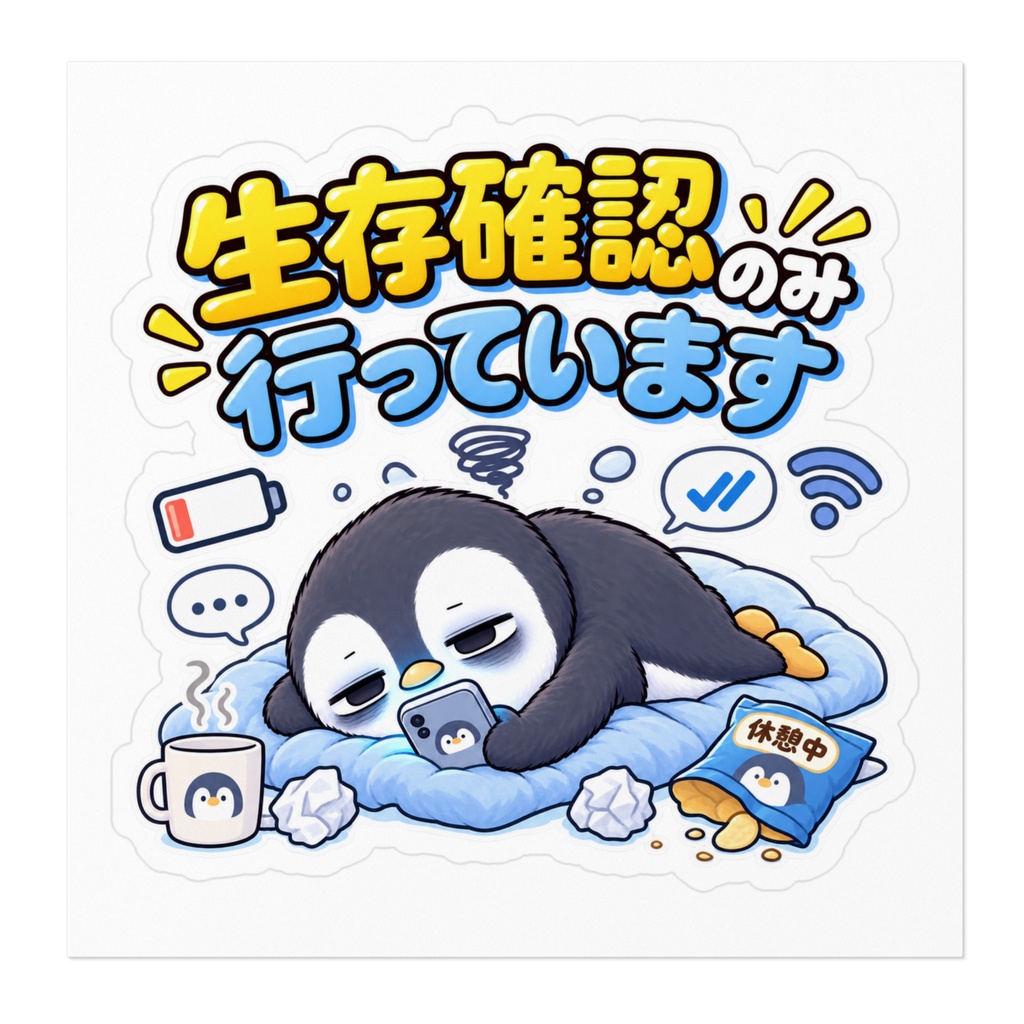 生存確認のみ行っています / ペンギン