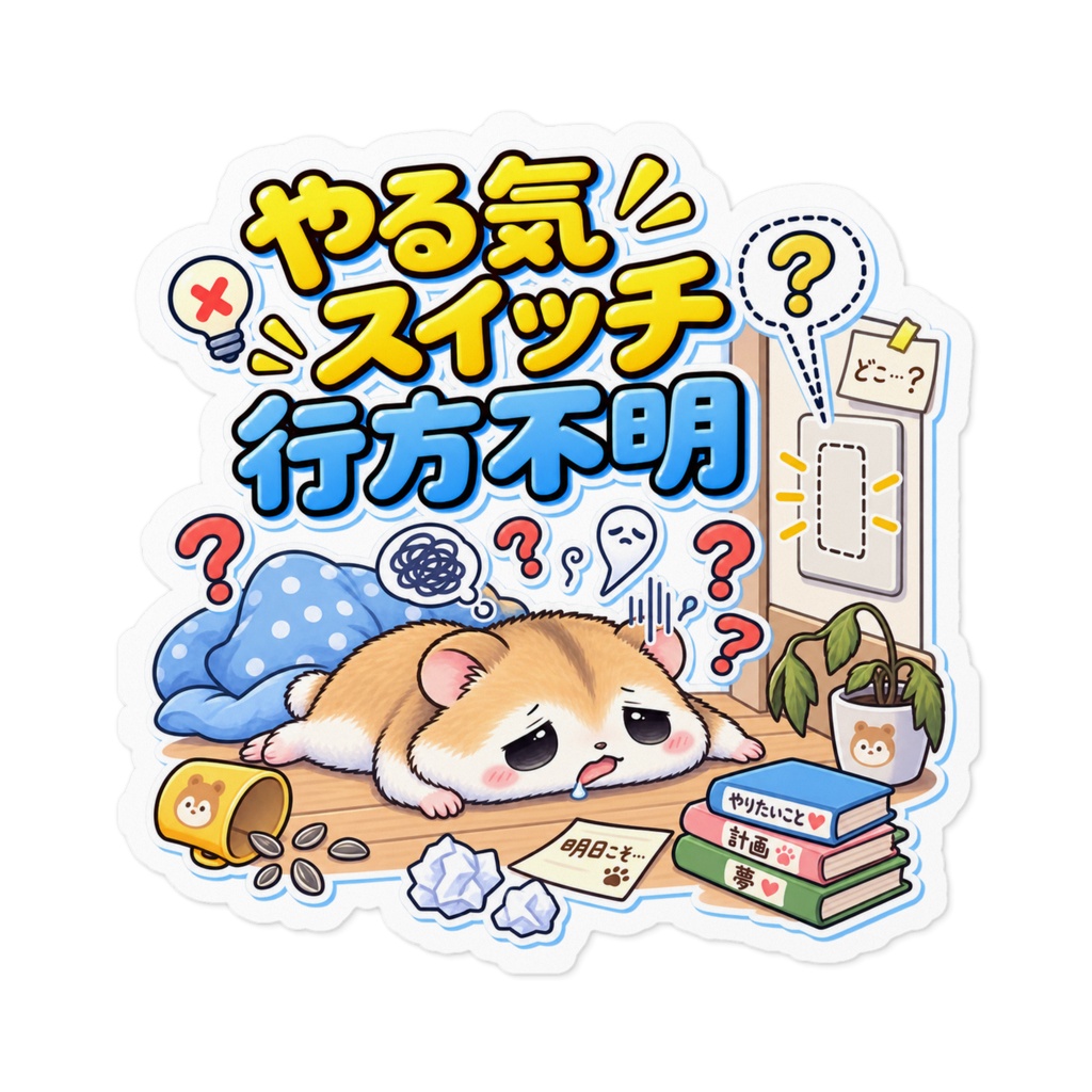 やる気スイッチ行方不明 / ハムスター