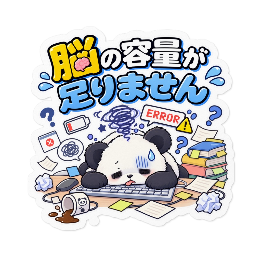 脳の容量が足りません / パンダ