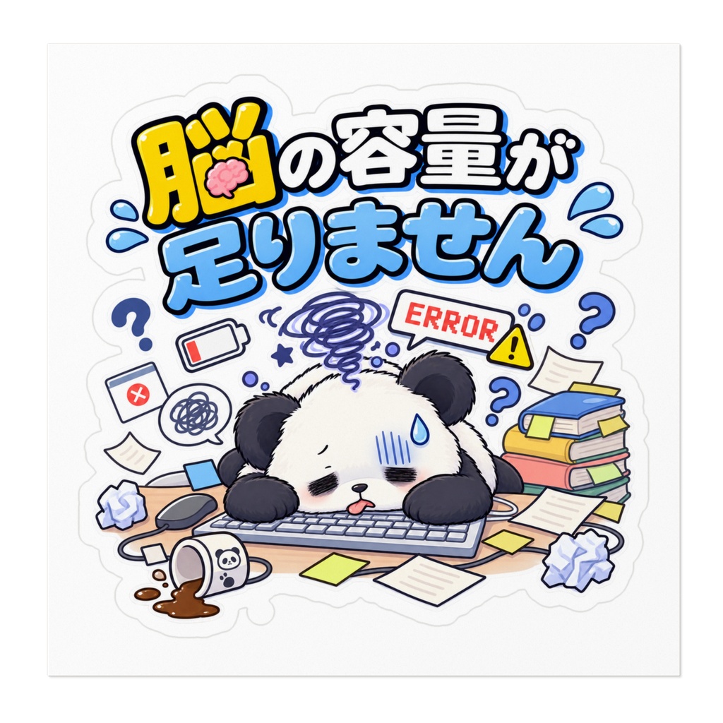脳の容量が足りません / パンダ