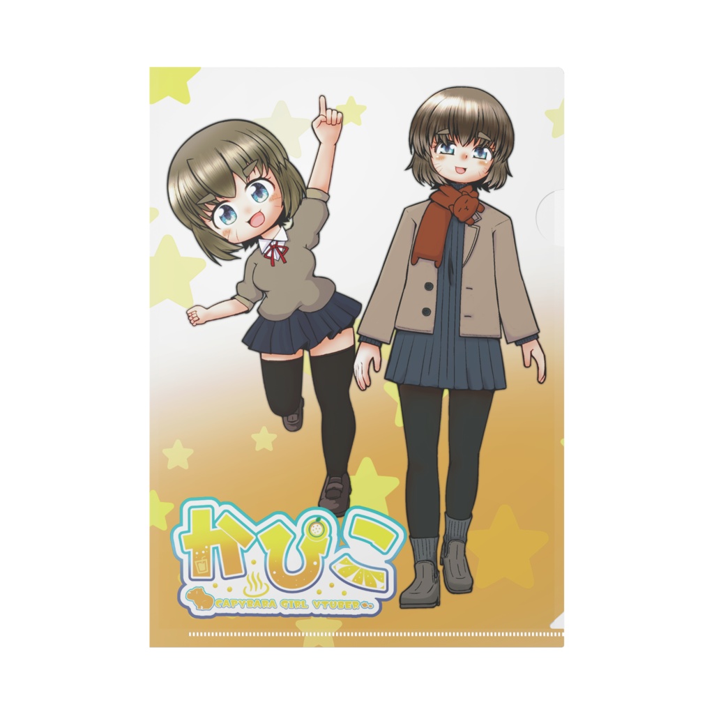 Vtuber かぴこ　クリアファイル