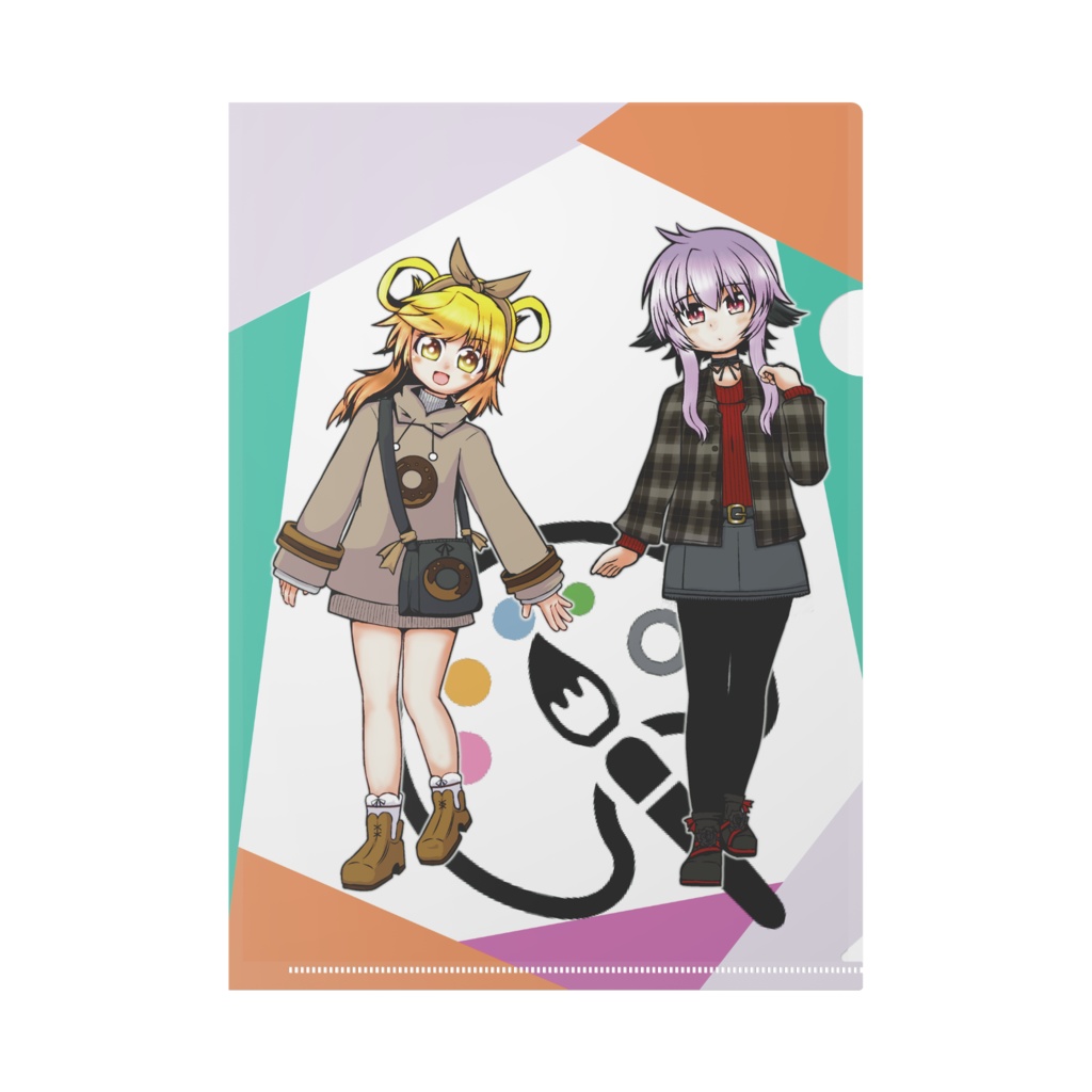 たぬきゆう&緋乃アビス　クリアファイル