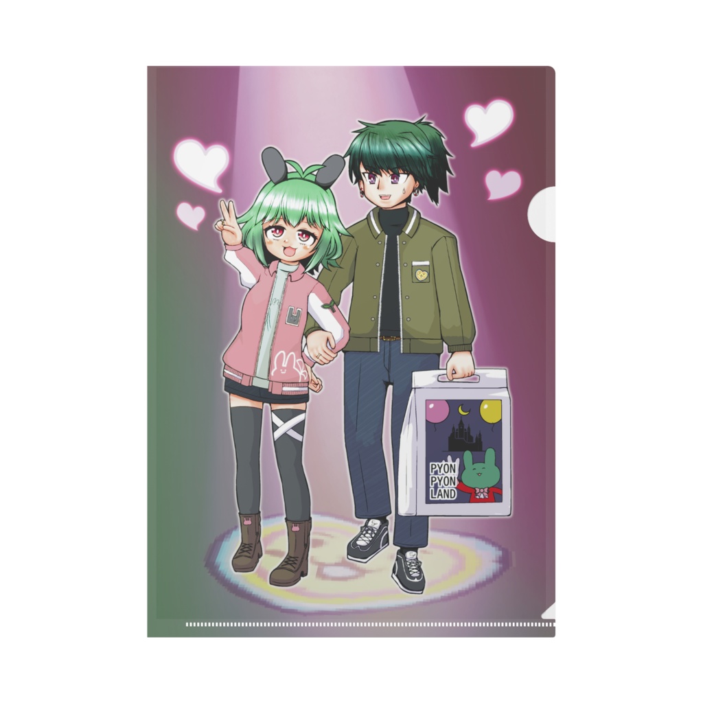 vtuber にゃぬ&桜宮伊吹　クリアファイル