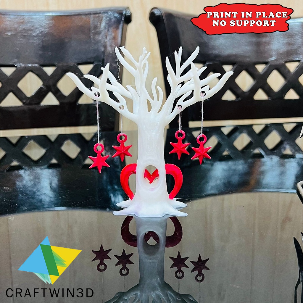 🌟 "TREE OF LOVE" 3D PRINTED MODEL 🌳❤️