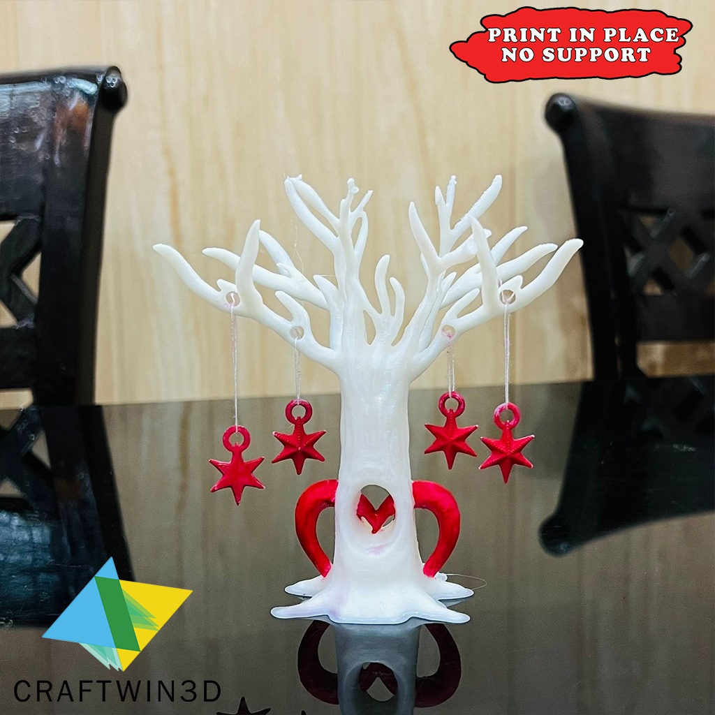 🌟 "TREE OF LOVE" 3D PRINTED MODEL 🌳❤️