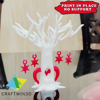 🌟 "TREE OF LOVE" 3D PRINTED MODEL 🌳❤️