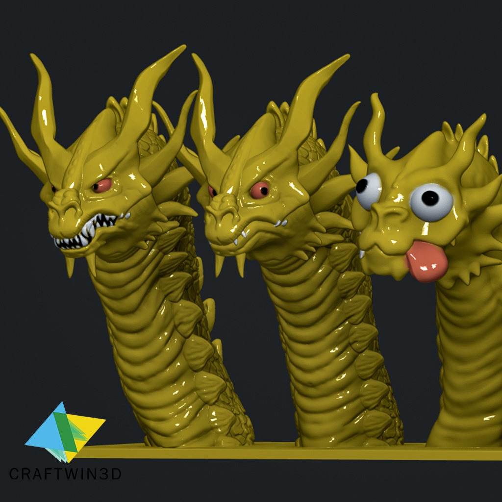 🐉THREE-HEADED DRAGON MEME ! 🐉