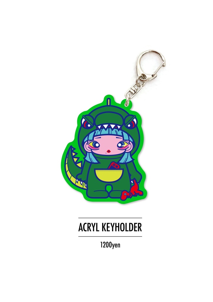 怪獣chan カラーアクリルキーホルダー