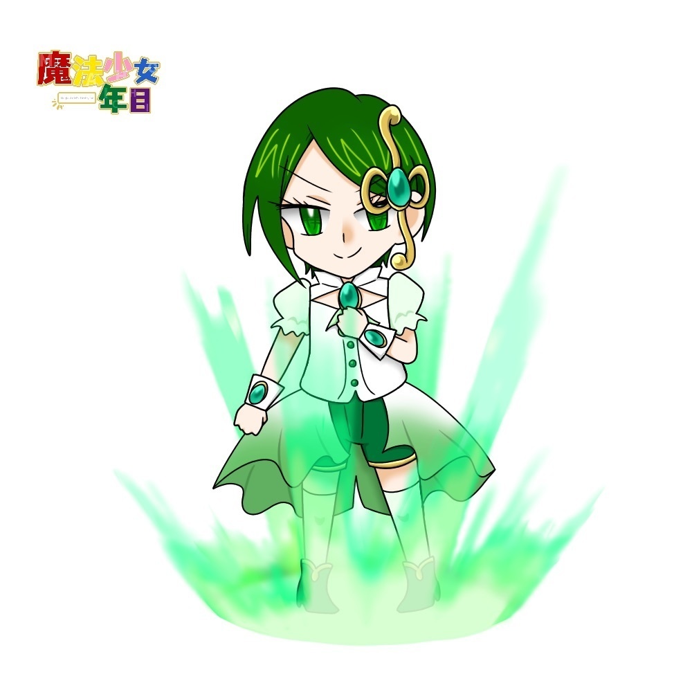 《魔法少女一年目》小枝ヒビキ(魔法少女姿) アクリルキーホルダー