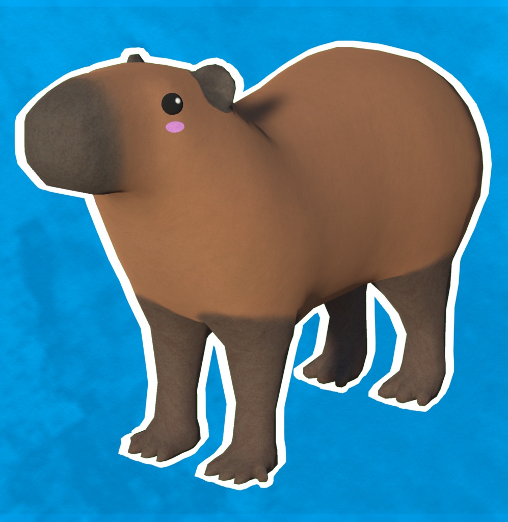 Capybara Plushie / カピバラぬいぐるみ