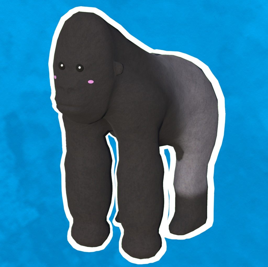 Gorilla Plushie / ゴリラ ぬいぐるみ