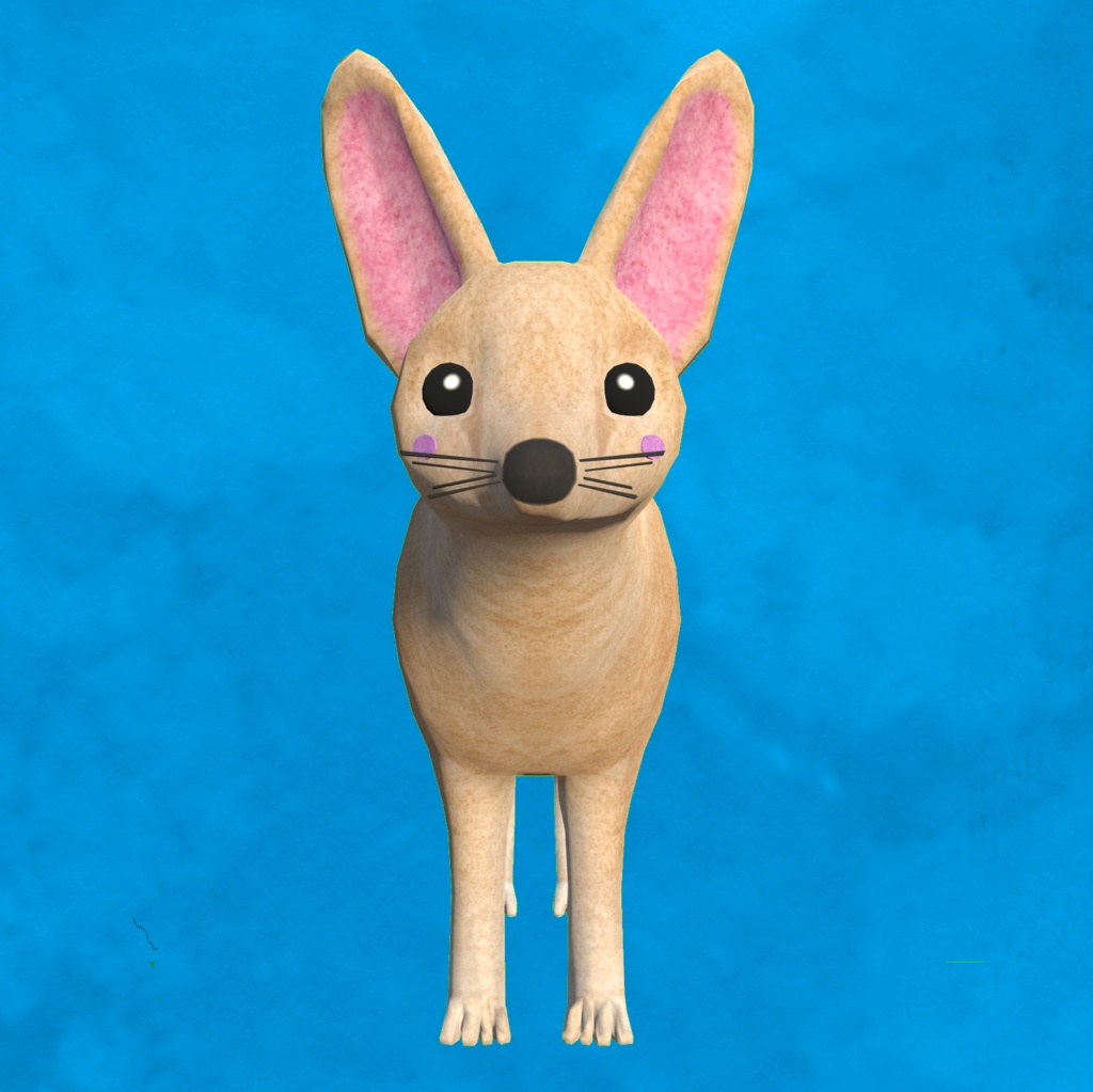 Fennec Fox Plushie / フェネックぬいぐるみ