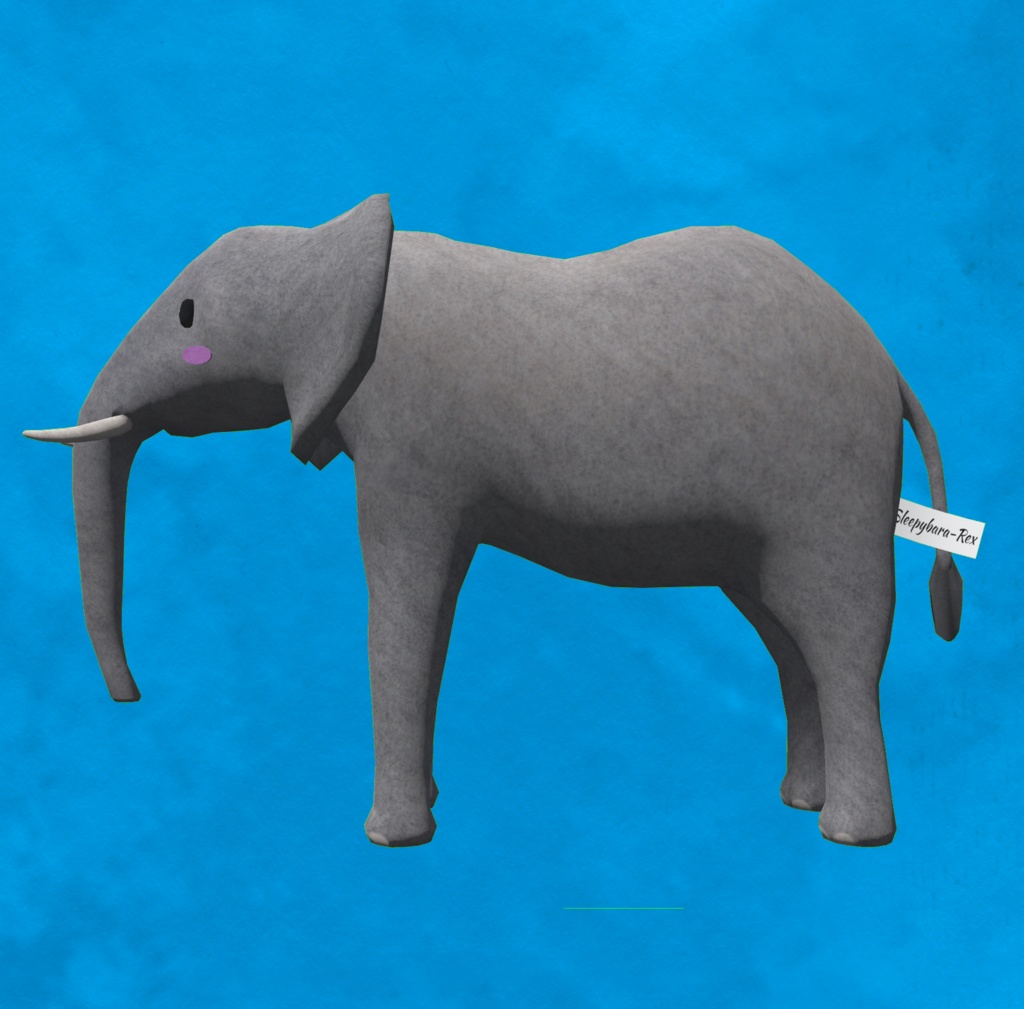 Elephant Plushie / 象ぬいぐるみ