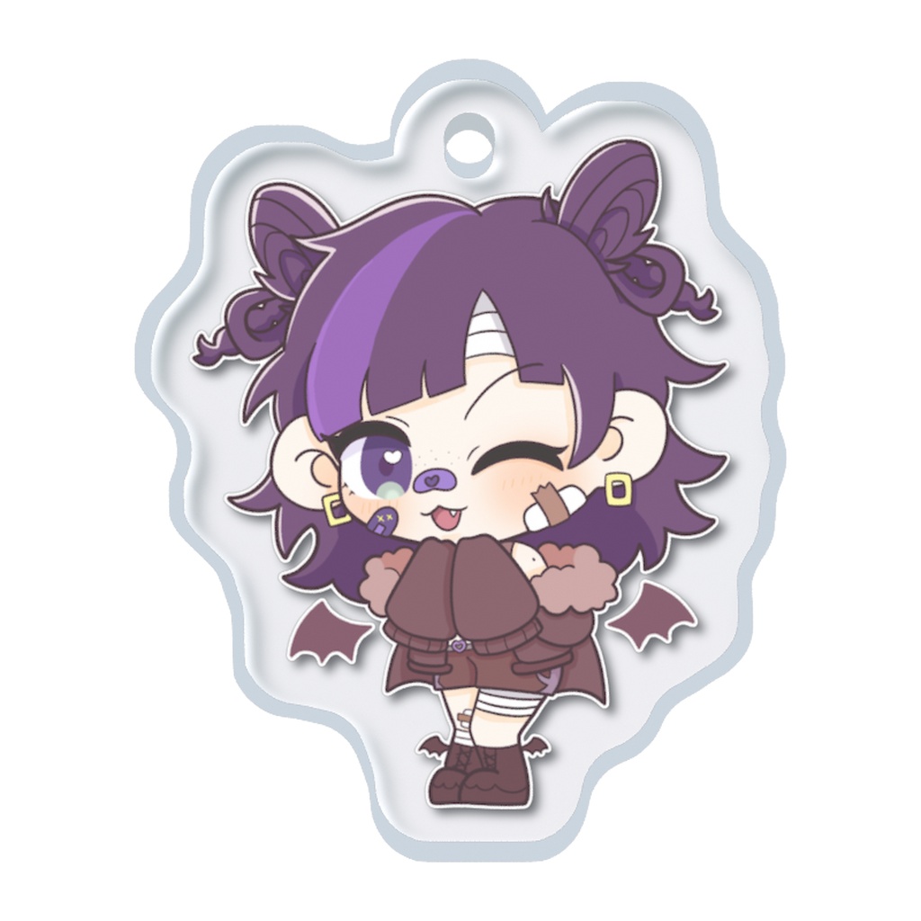 【🦇常設グッズ🦇】雨でも一緒!めじるしチャーム👀