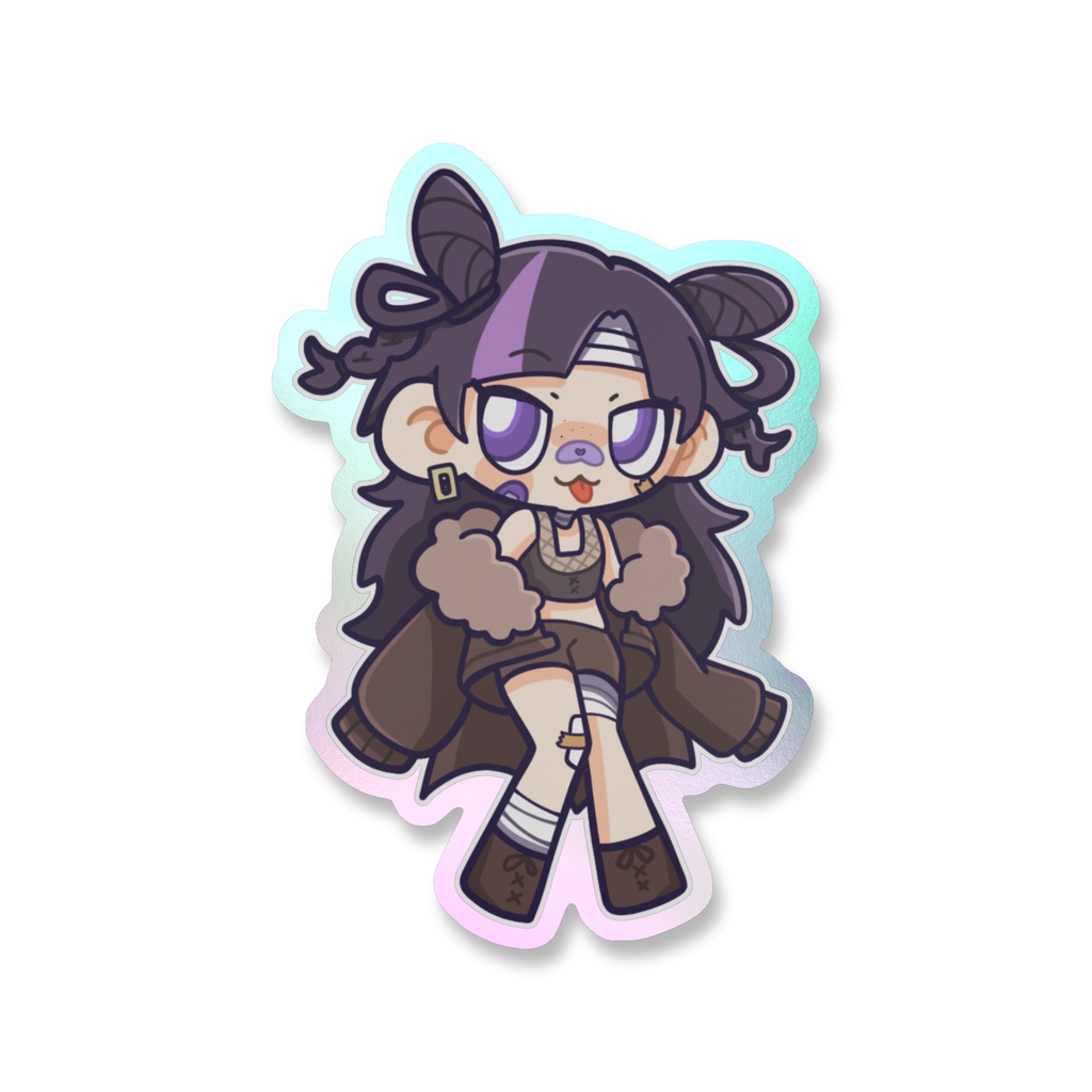 【🦇常設グッズ🦇】目立つオーロラステッカー!