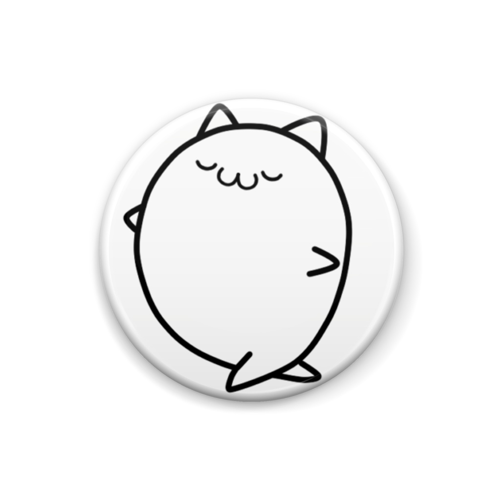 すやぁねこバッジ