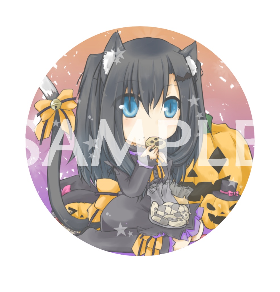 ハロウィン咲夜アクキー&缶バッジ