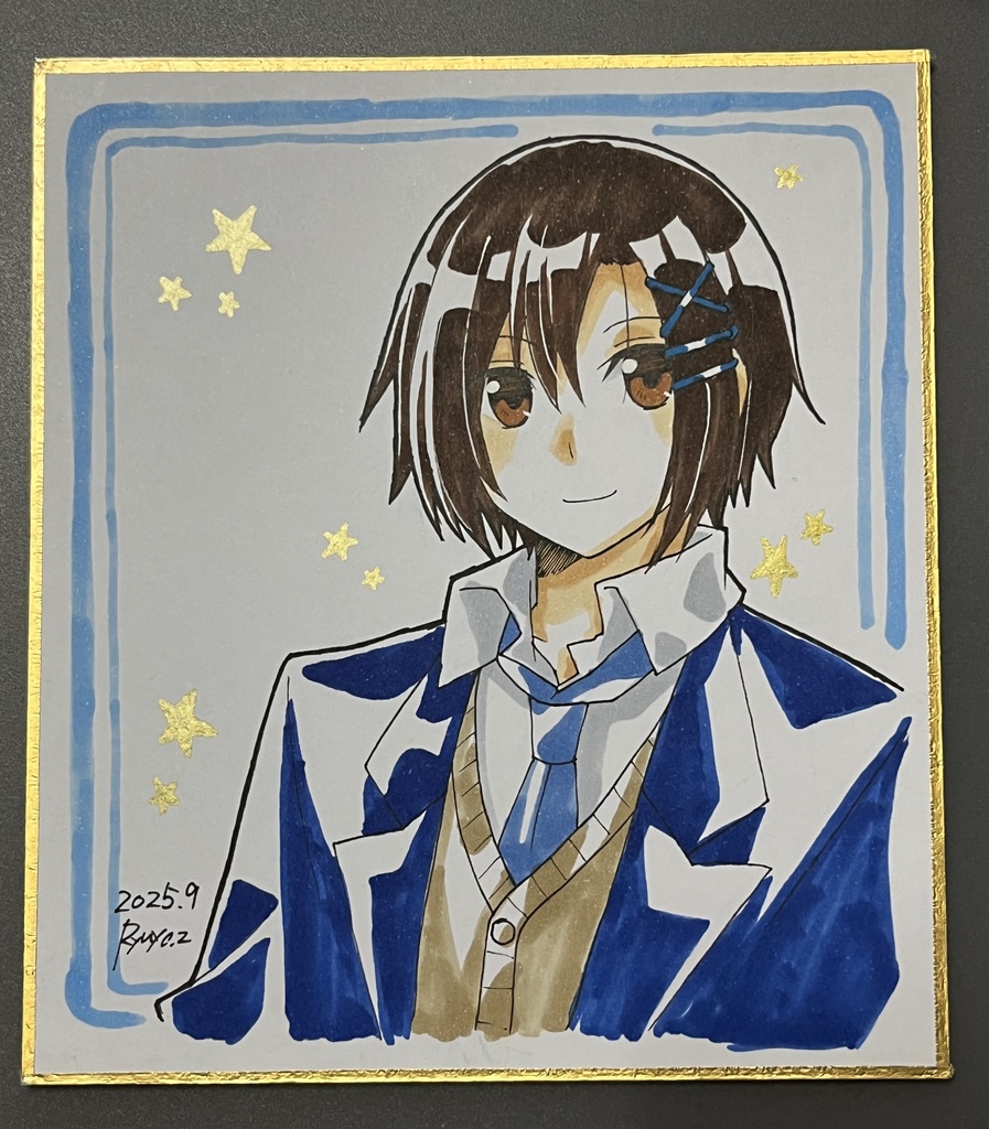 【星宝】間錐桃榎(色紙原画)