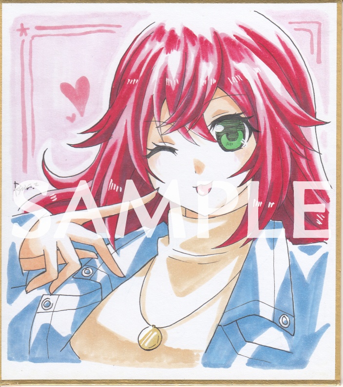 【一次創作】トレーネ（色紙原画）