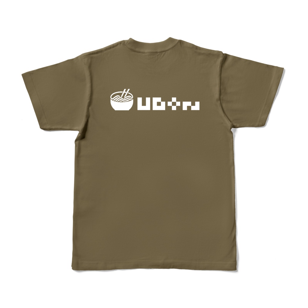 UDON Tシャツ(Nouns Font)
