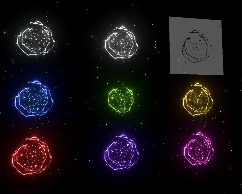 Rune Swirl Particle Pack