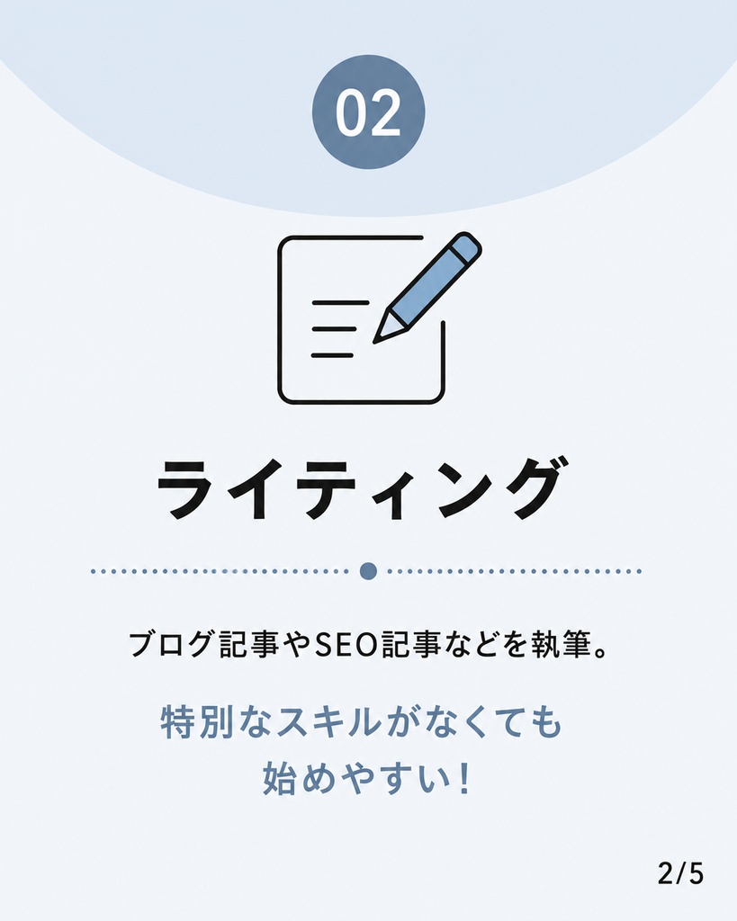 Instagram投稿テンプレート|男性向けIT副業5選|Canva編集可能