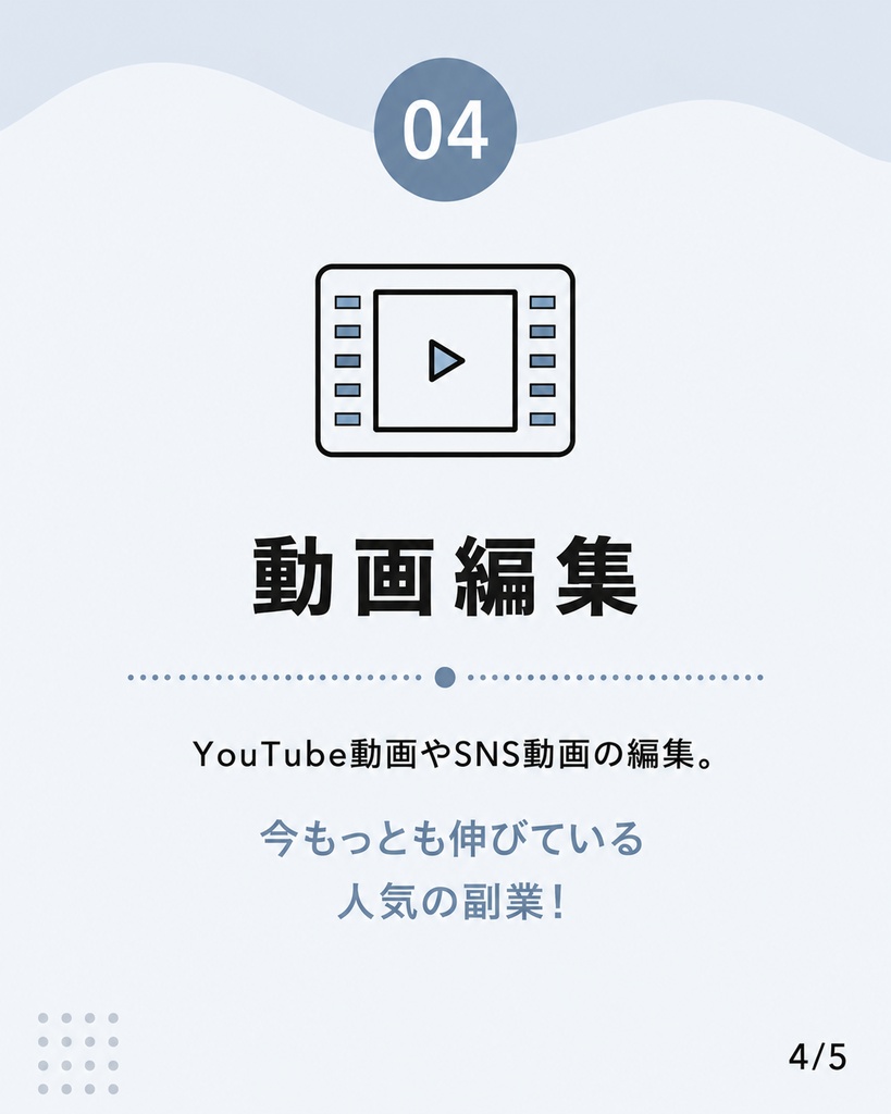 Instagram投稿テンプレート|男性向けIT副業5選|Canva編集可能