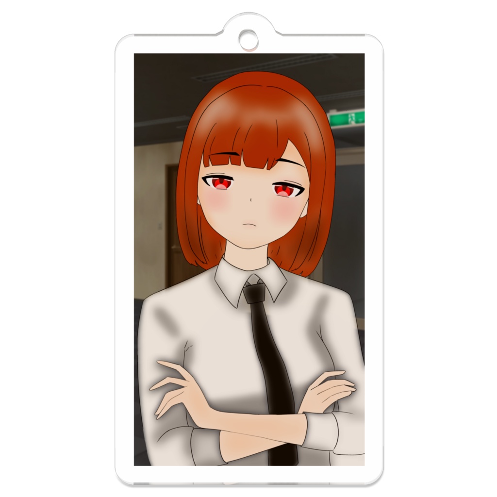 スーツちりぬさんアクリルキーホルダー