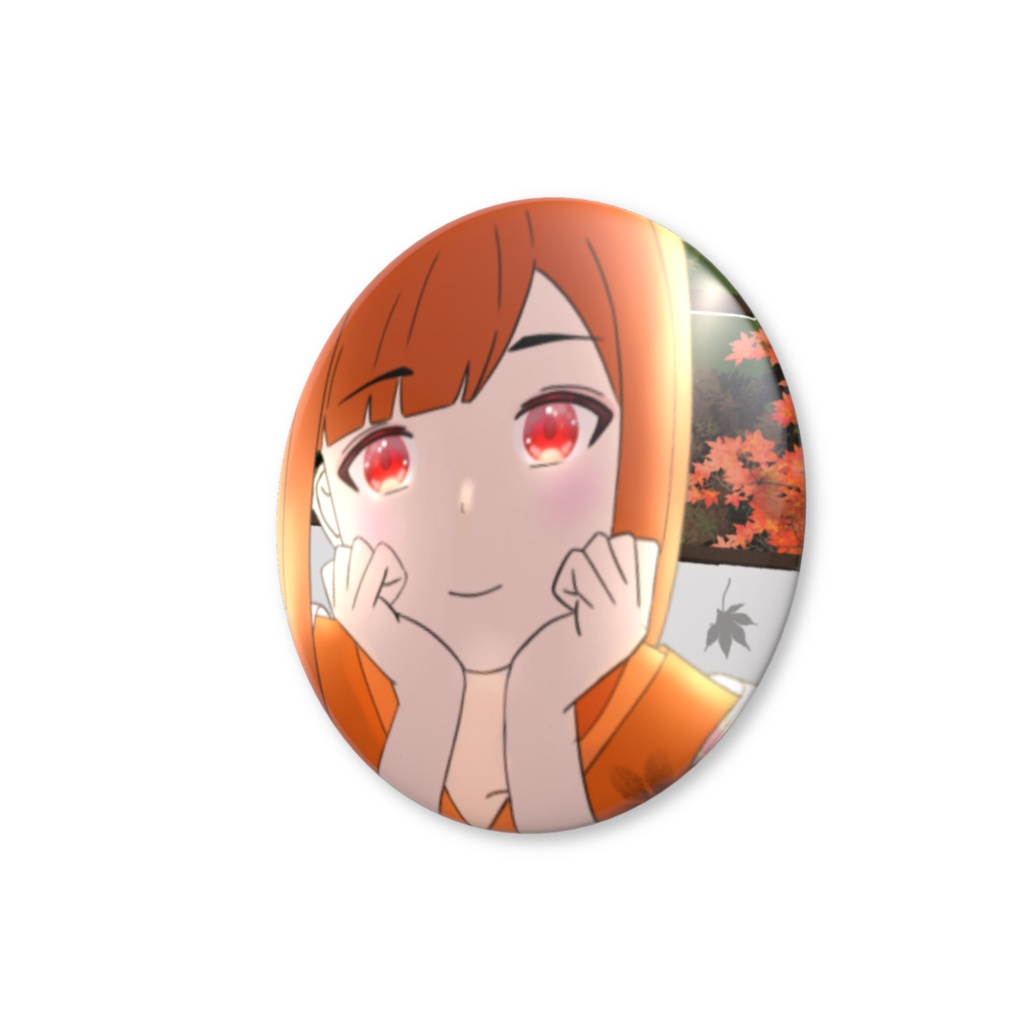 和風ちりぬさん缶バッジ