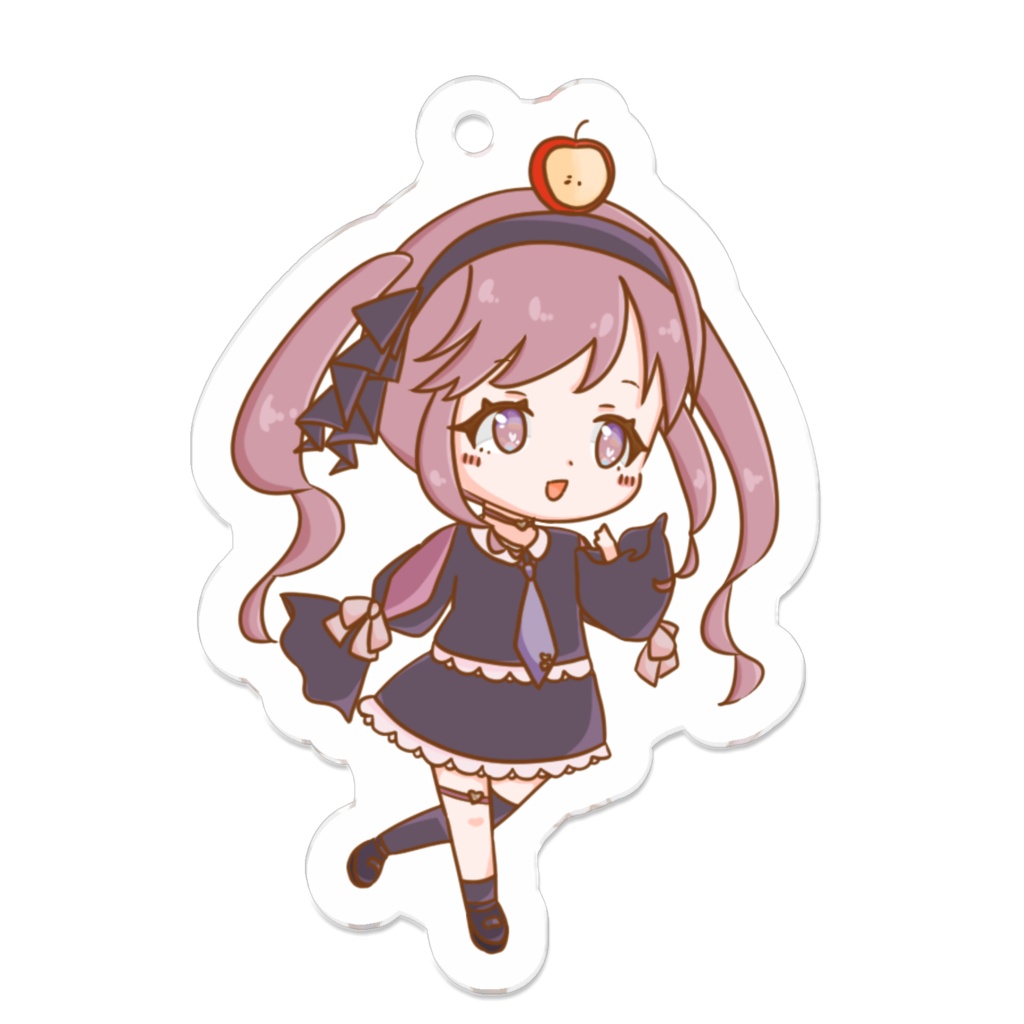 霽月つぶアクリルキーホルダー