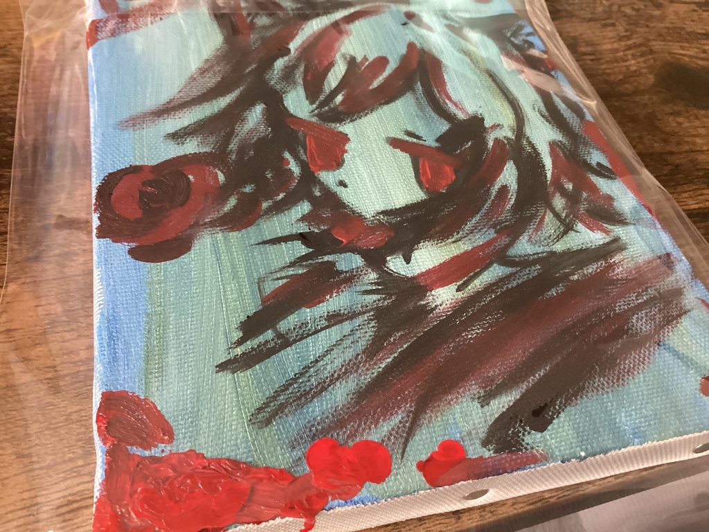 キャンバス原画「孤独」