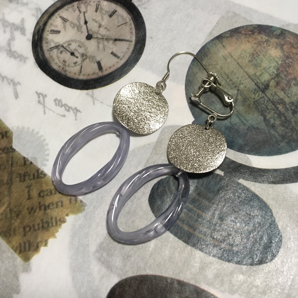 波紋イヤーアクセサリー